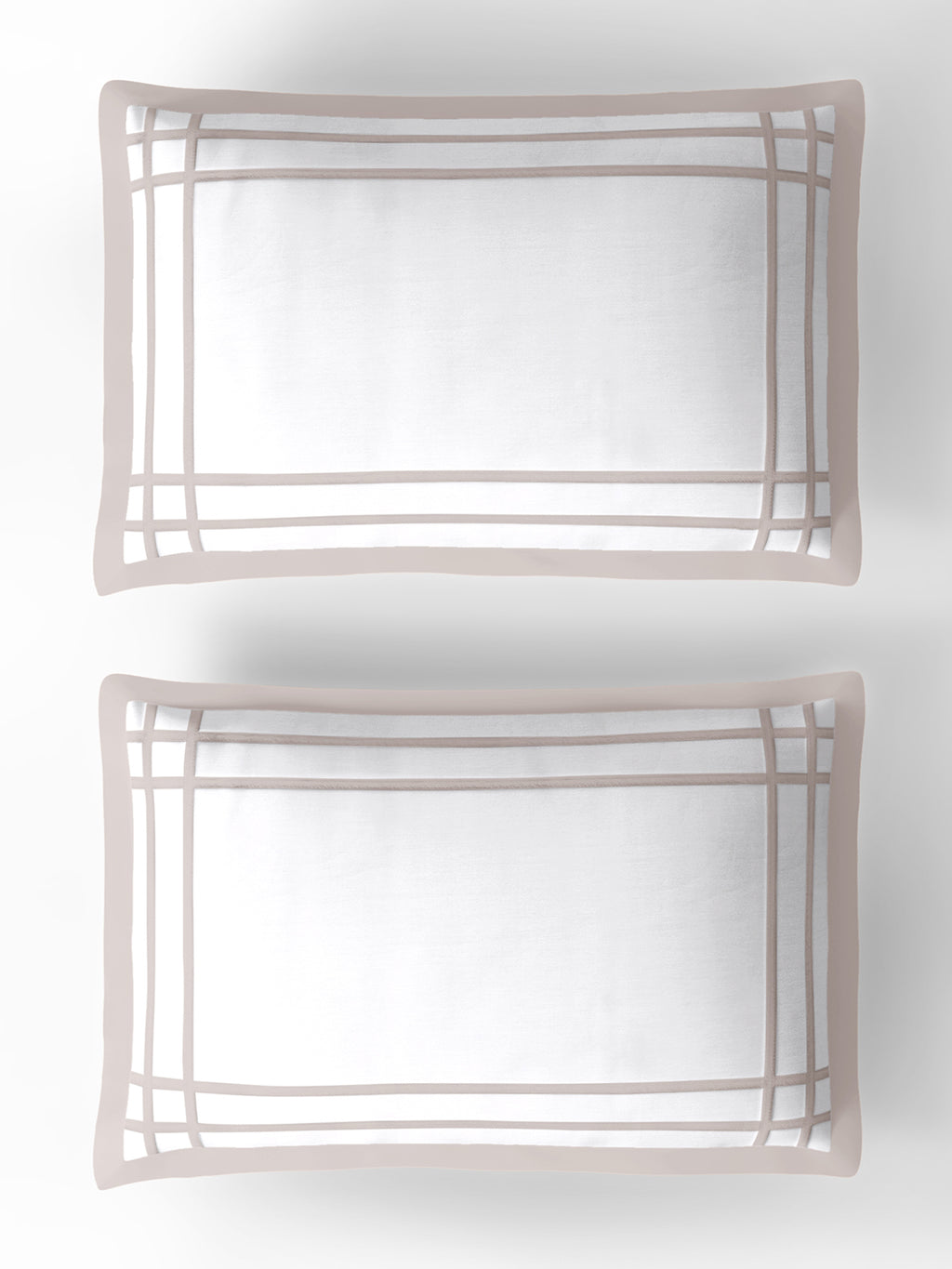 CLASSICO-BRIGHT WHITE-PUMICE STONE DOUBLE DUVET COVER SET