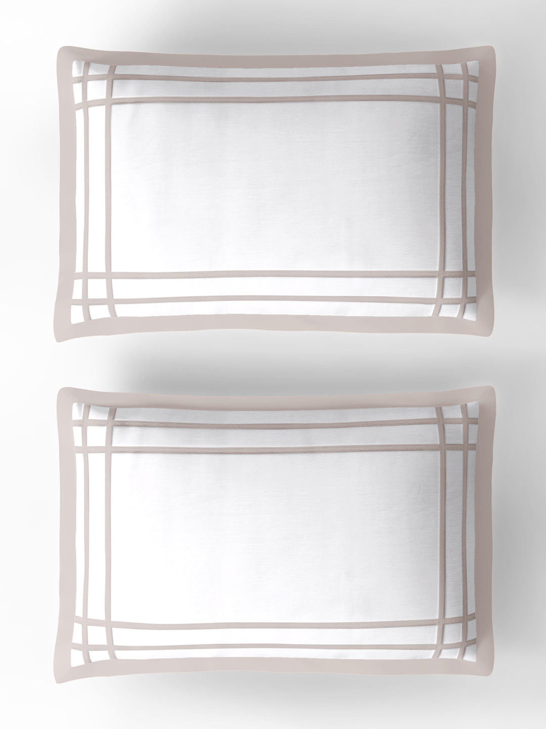 CLASSICO-BRIGHT WHITE-PUMICE STONE DOUBLE DUVET COVER SET