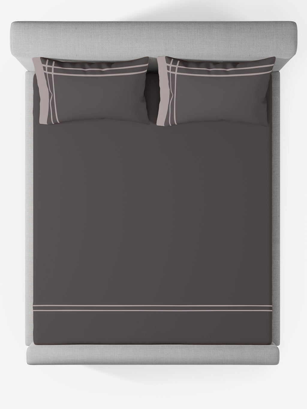 CLASSICO-CHOCOLATE CHIP-PUMICE STONE KING BED SHEET SET