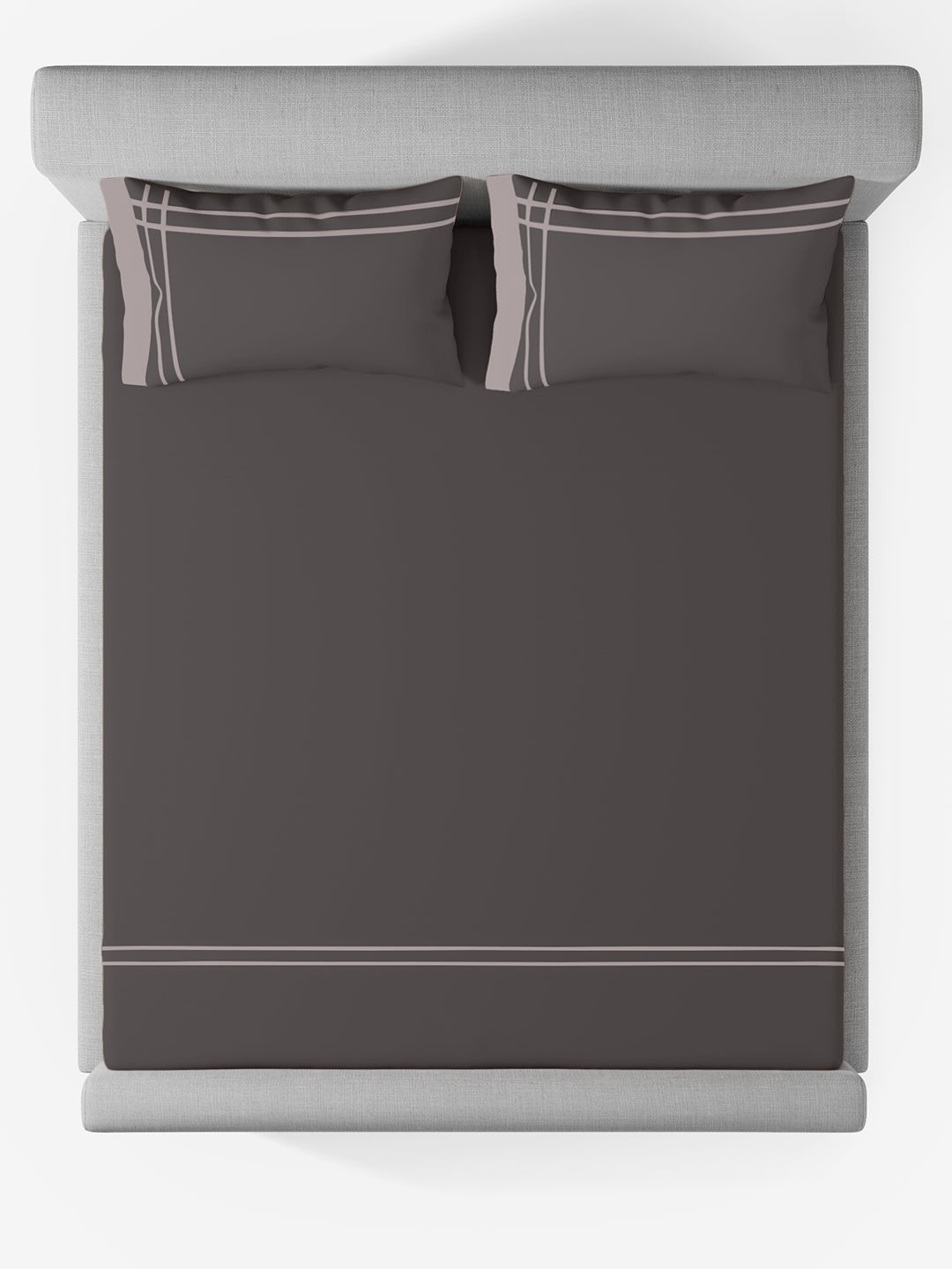 CLASSICO-CHOCOLATE CHIP-PUMICE STONE KING BED SHEET SET