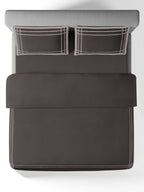 CLASSICO-CHOCOLATE CHIP-PUMICE STONE DOUBLE DUVET COVER SET