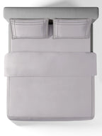 CLASSICO-LIGHT SILVER-ASH DOUBLE DUVET COVER SET