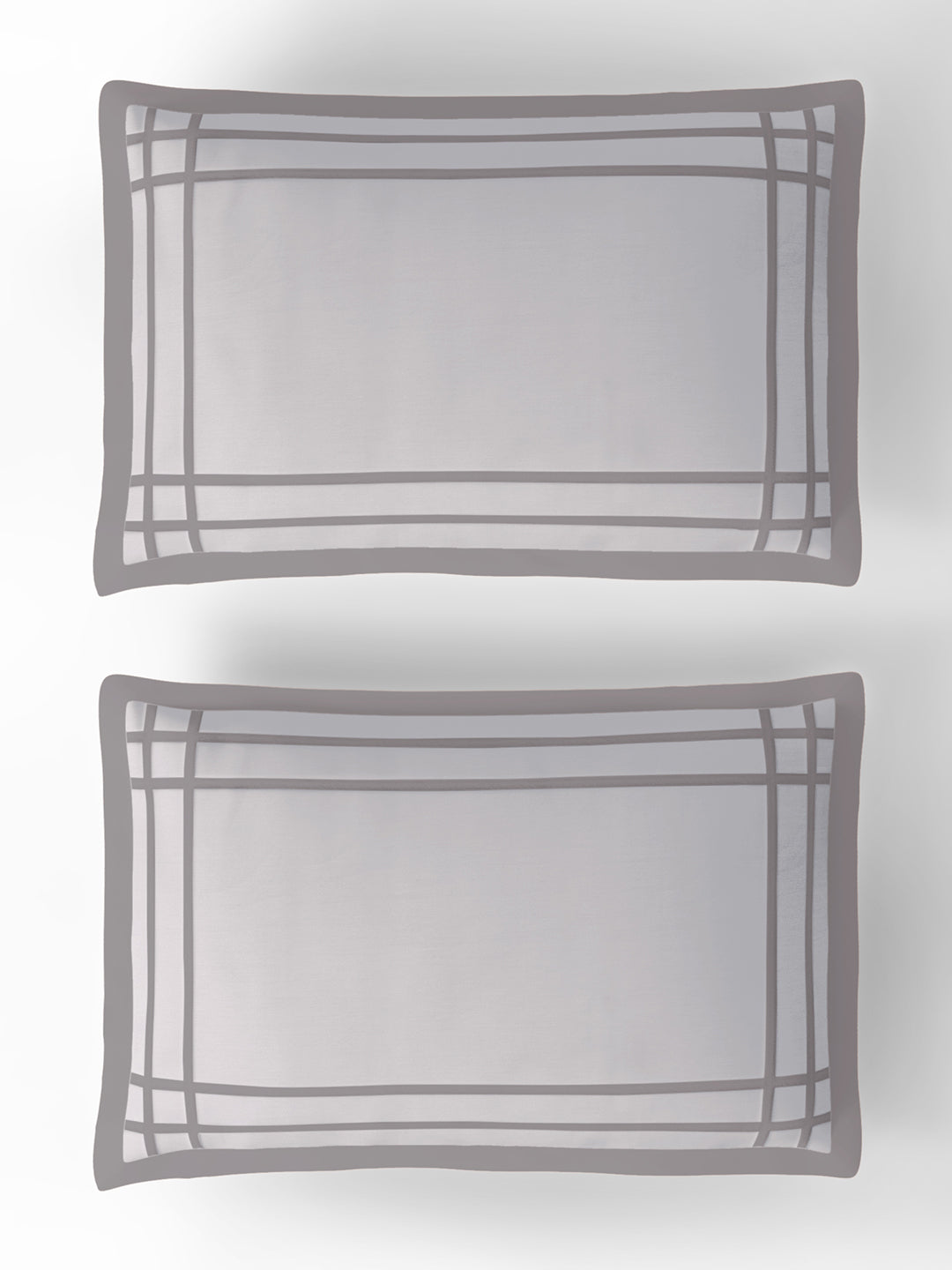 CLASSICO-LIGHT SILVER-ASH DOUBLE DUVET COVER SET