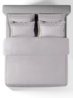 CLASSICO-LIGHT SILVER-ASH DOUBLE DUVET BEDDING SET