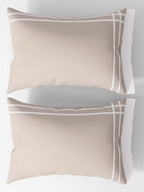 CLASSICO-PEARLED IVORY-BRIGHT WHITE KING BED SHEET SET