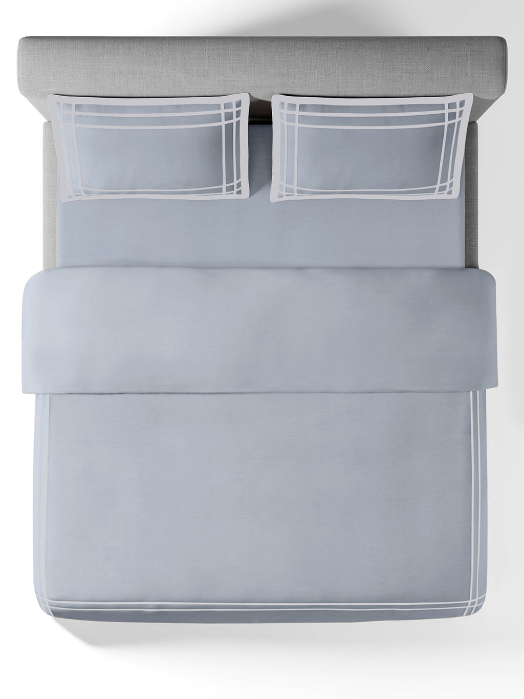 CLASSICO-SKY-BRIGHT WHITE DOUBLE DUVET COVER SET