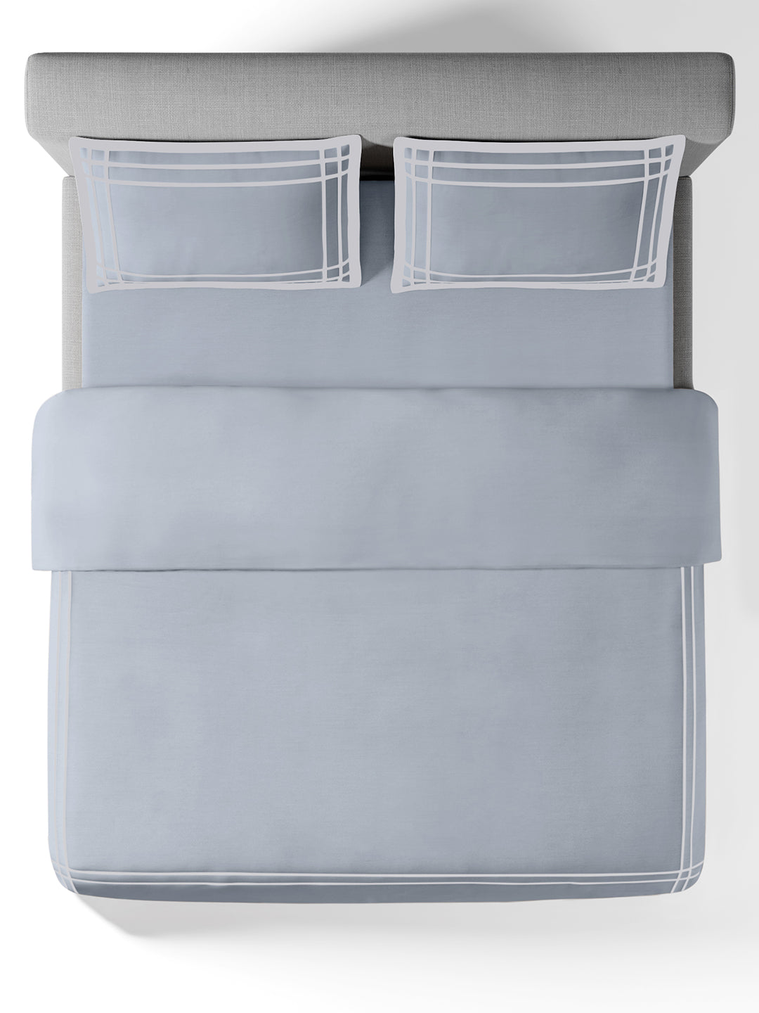 CLASSICO-SKY-BRIGHT WHITE DOUBLE DUVET COVER SET
