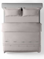 ELENOR-ASH DOUBLE DUVET COVER SET