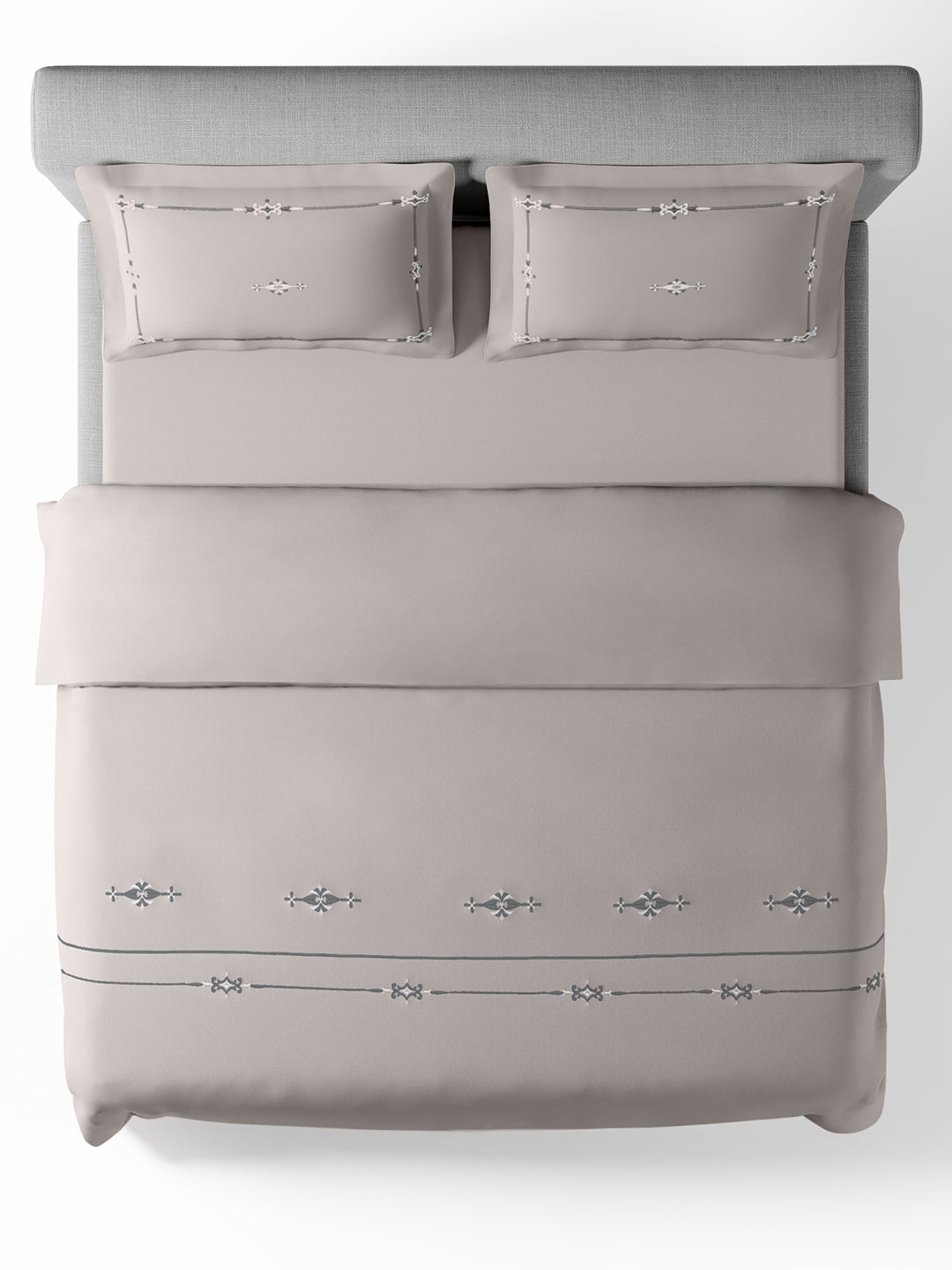 ELENOR-ASH DOUBLE DUVET COVER SET