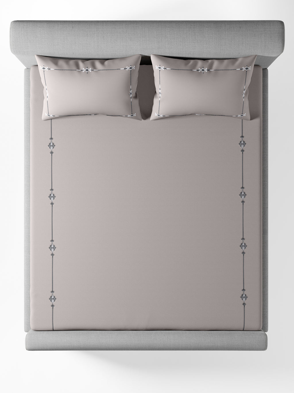 ELENOR-ASH DOUBLE DUVET BEDDING SET