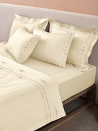 ELENOR-CLOUD CREAM KING BED SHEET SET