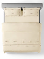 ELENOR-CLOUD CREAM DOUBLE DUVET COVER SET