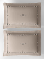 ELENOR-PUMICE STONE DOUBLE DUVET COVER SET