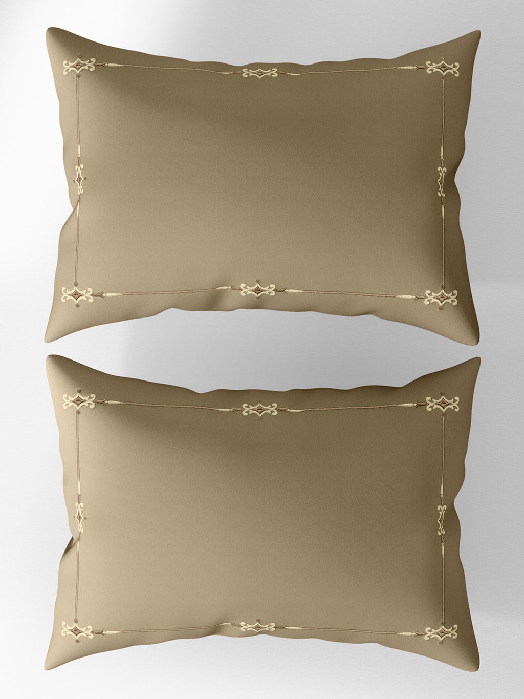 ELENOR-TAUPE GREY KING BED SHEET SET