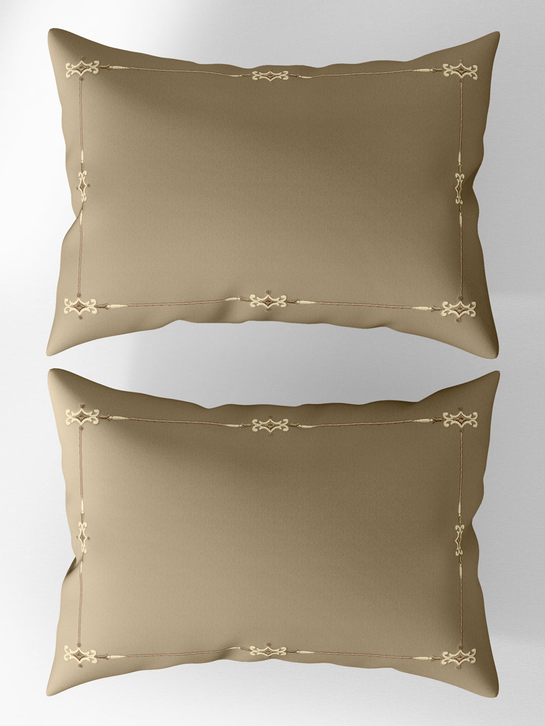 ELENOR-TAUPE GREY KING BED SHEET SET