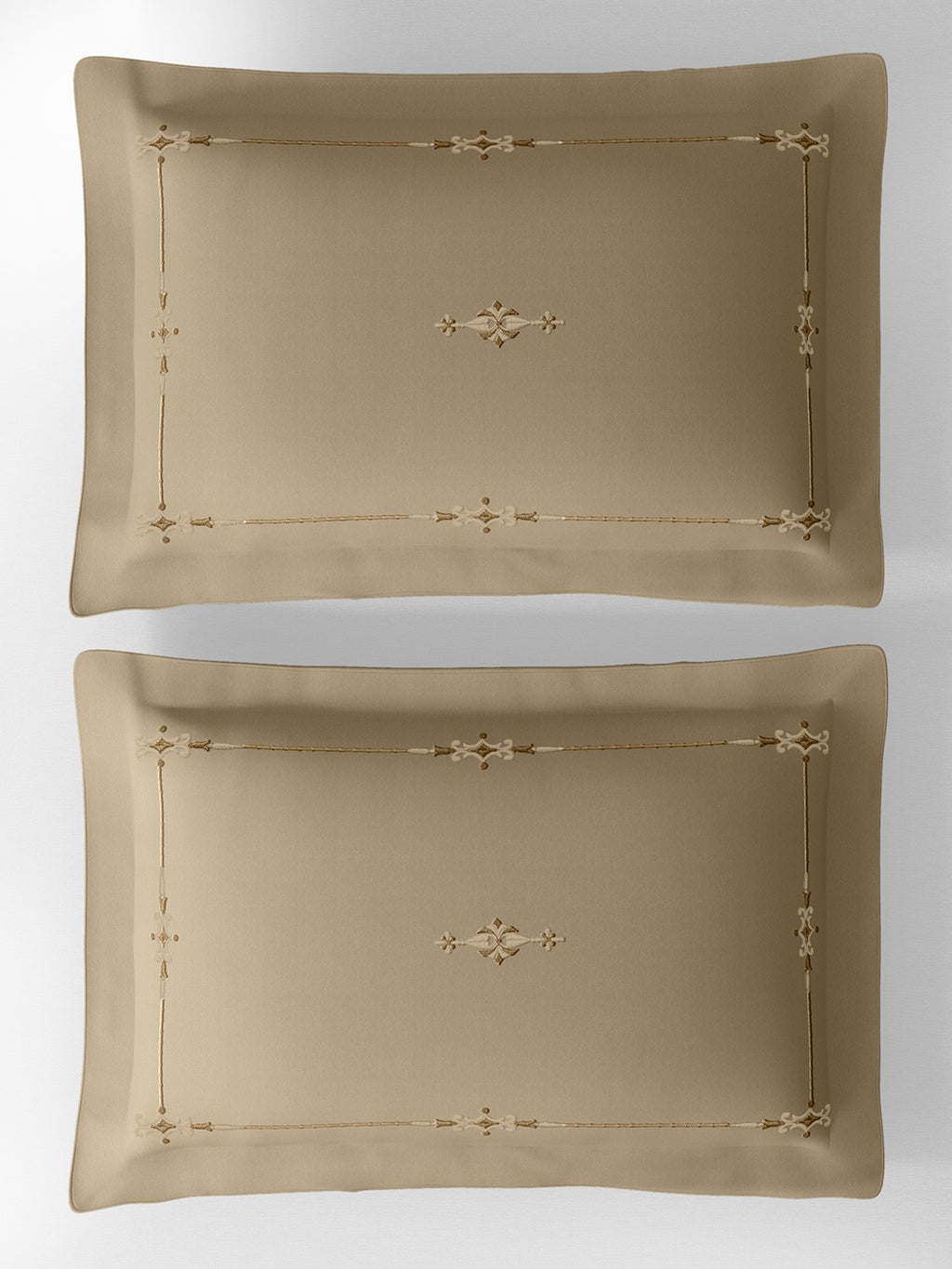 ELENOR-TAUPE GREY DOUBLE DUVET COVER SET