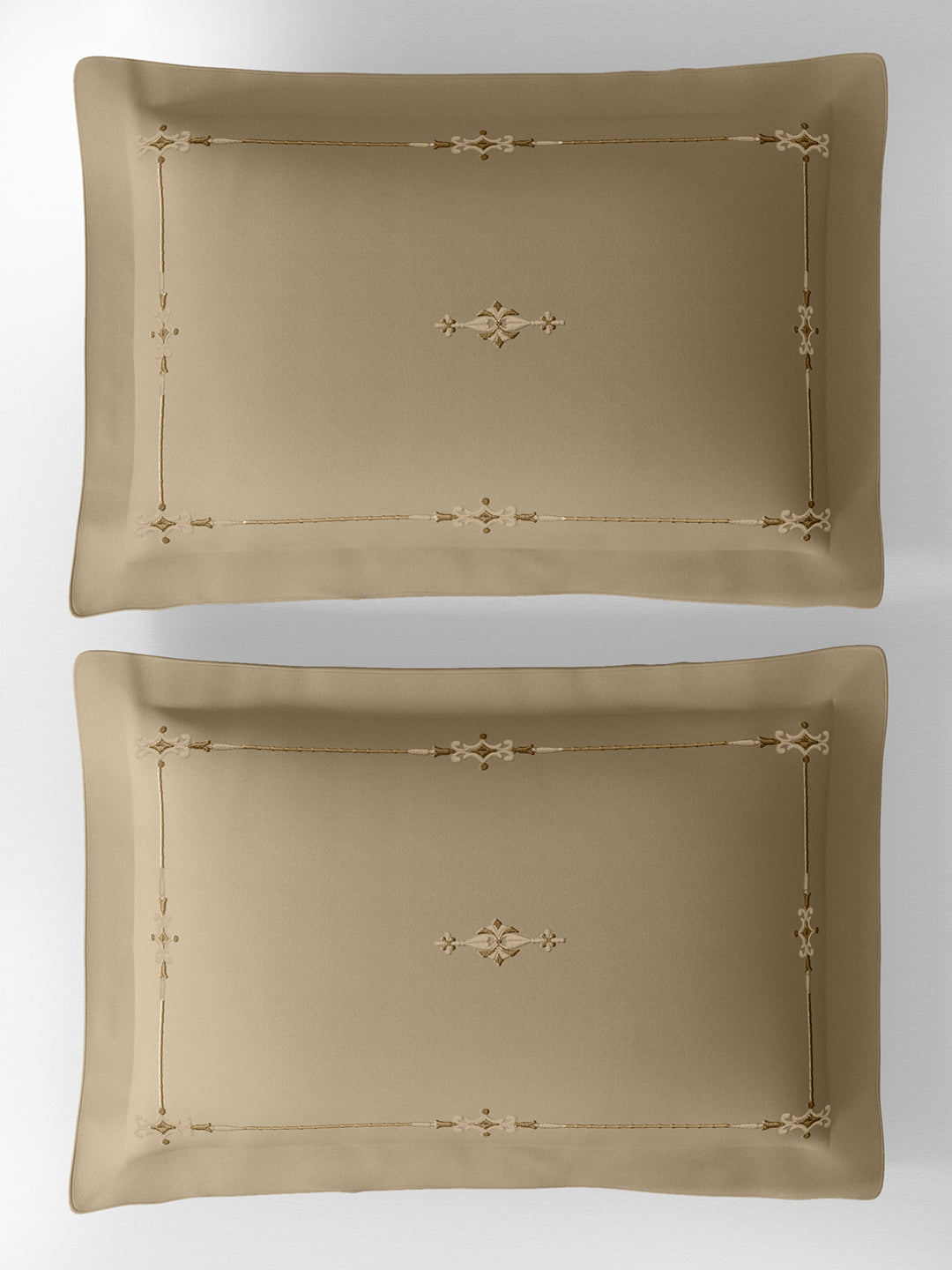 ELENOR-TAUPE GREY DOUBLE DUVET COVER SET