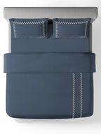 MELLOW-BLUE MIRAGE DOUBLE DUVET COVER SET