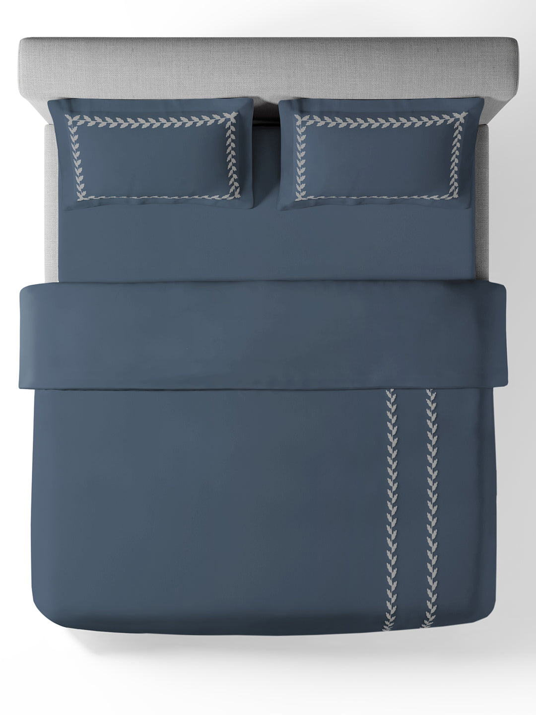 MELLOW-BLUE MIRAGE DOUBLE DUVET COVER SET