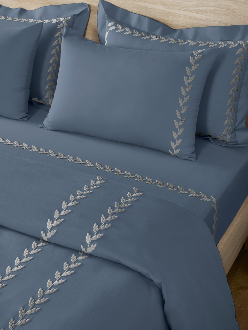 MELLOW-BLUE MIRAGE DOUBLE DUVET COVER SET