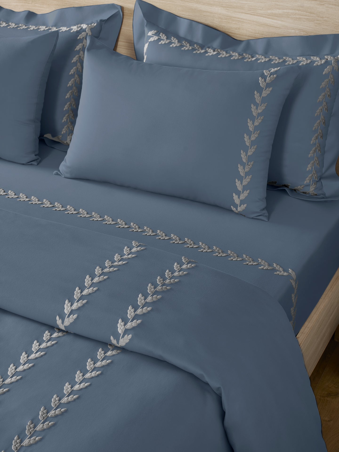 MELLOW-BLUE MIRAGE DOUBLE DUVET COVER SET