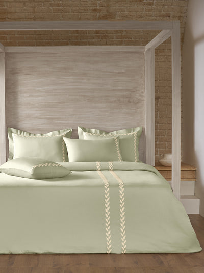 MELLOW-CELADON DOUBLE DUVET COVER SET