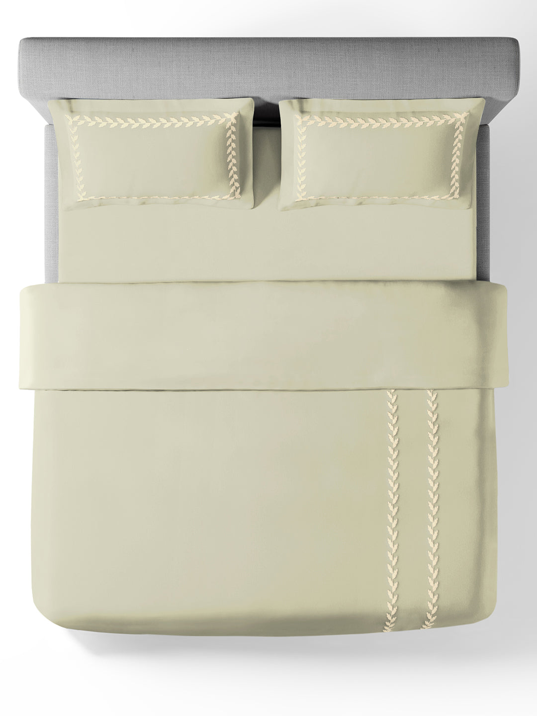 MELLOW-CELADON DOUBLE DUVET COVER SET
