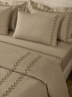 MELLOW-TAUPE GREY KING BED SHEET SET