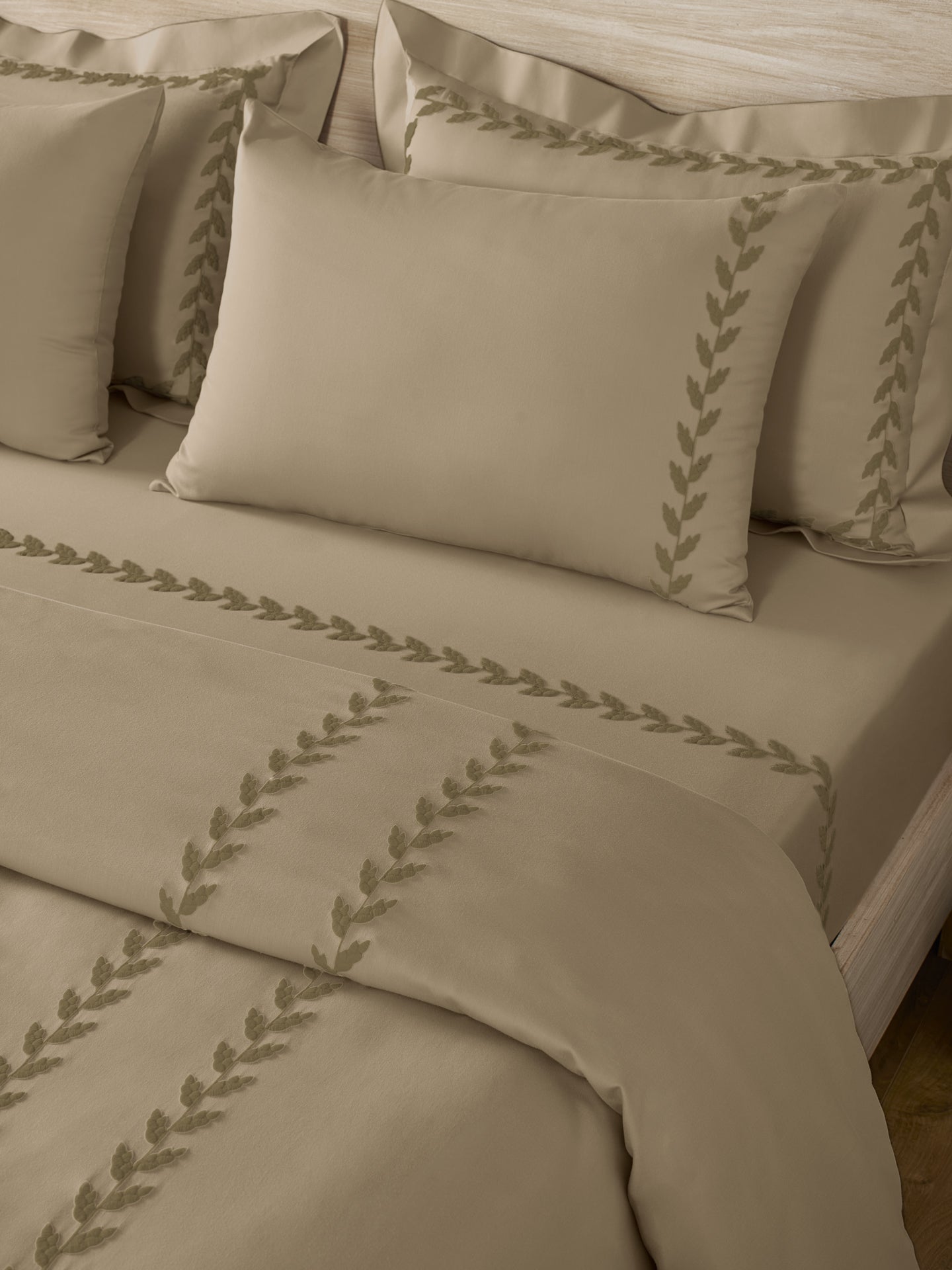 MELLOW-TAUPE GREY KING BED SHEET SET