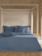 PRISTINE-BLUE MIRAGE DOUBLE DUVET COVER SET
