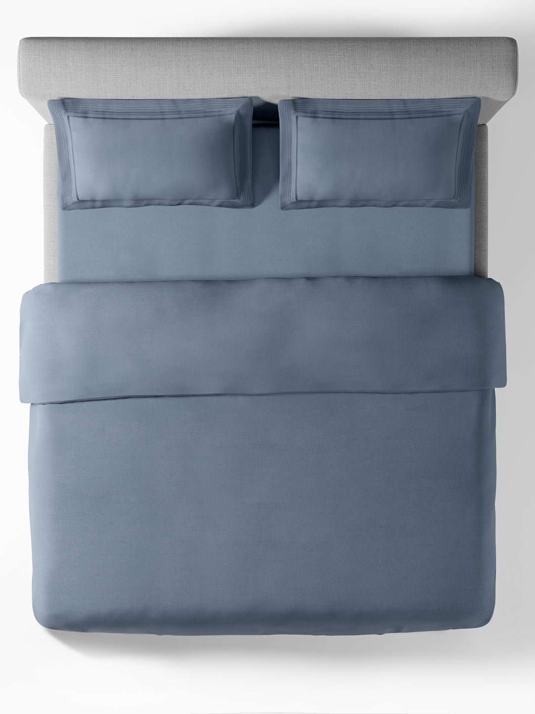 PRISTINE-BLUE MIRAGE DOUBLE DUVET COVER SET