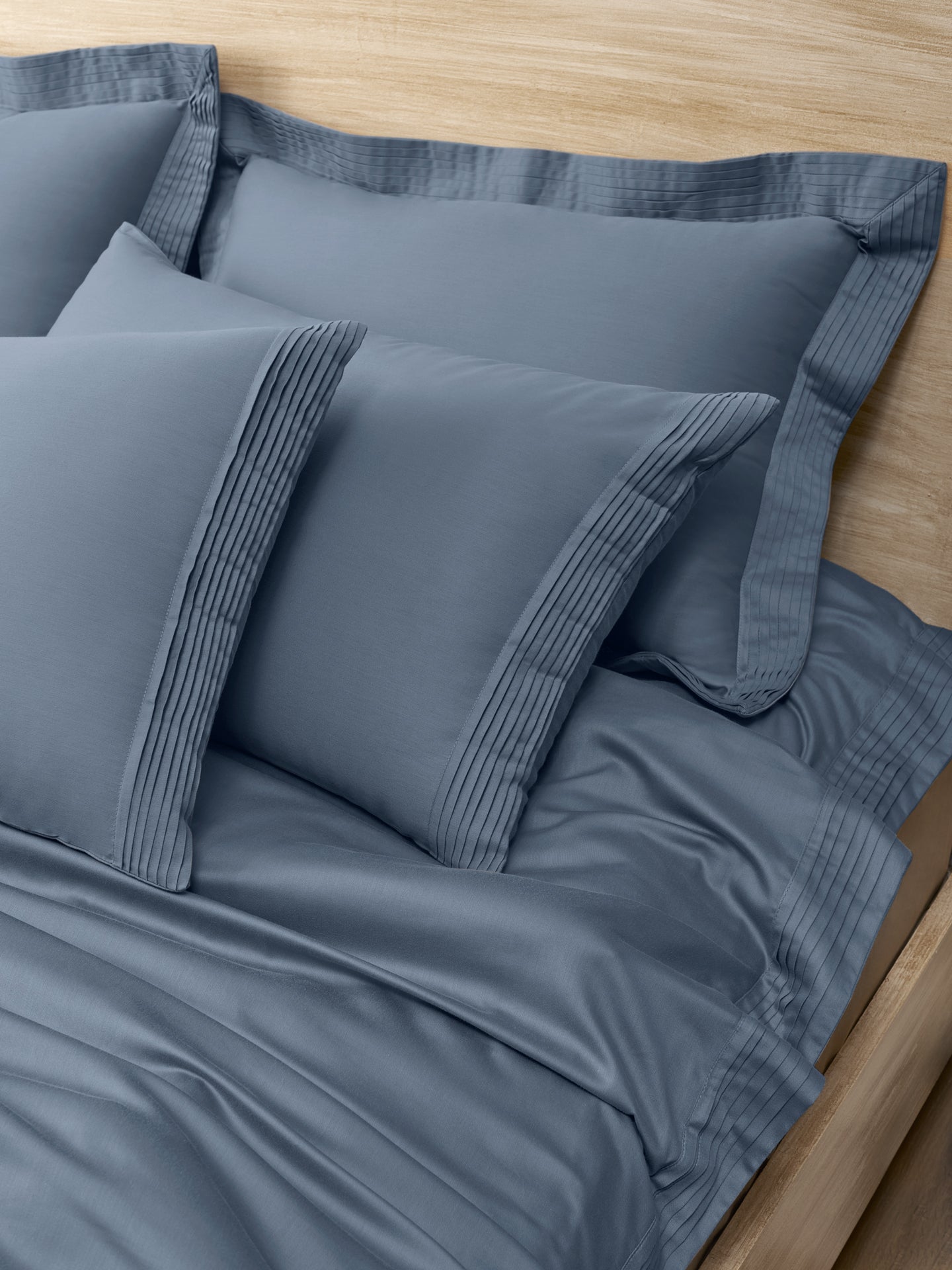 PRISTINE-BLUE MIRAGE DOUBLE DUVET COVER SET