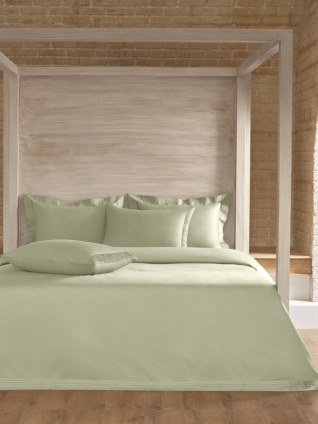 PRISTINE-CELADON KING BED SHEET SET