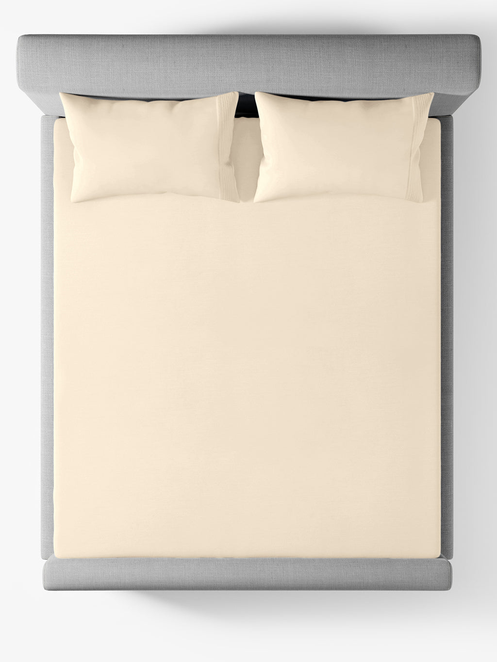 PRISTINE-CLOUD CREAM KING BED SHEET SET