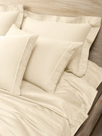 PRISTINE-CLOUD CREAM KING BED SHEET SET