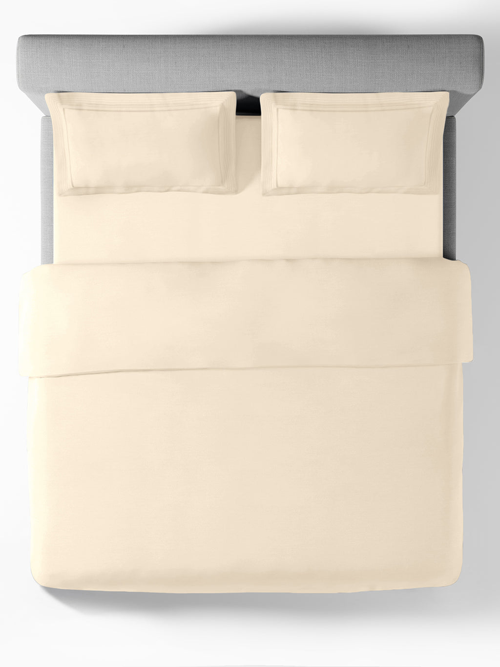 PRISTINE-CLOUD CREAM DOUBLE DUVET COVER SET