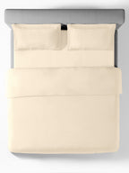 PRISTINE-CLOUD CREAM DOUBLE DUVET COVER SET