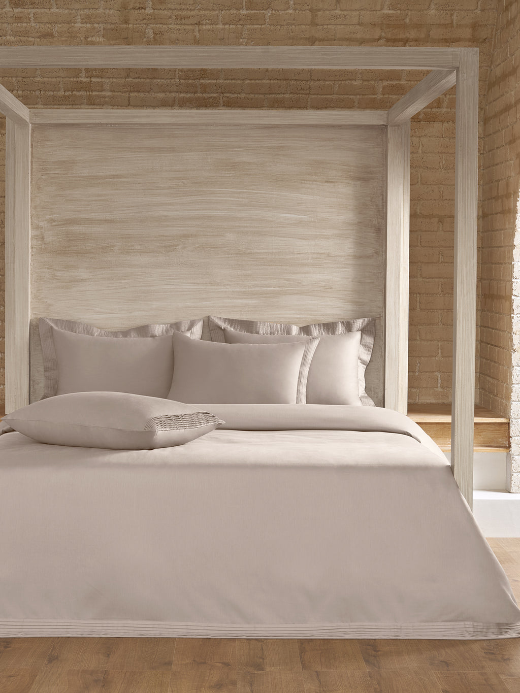 PRISTINE-PUMICE STONE DOUBLE DUVET BEDDING SET