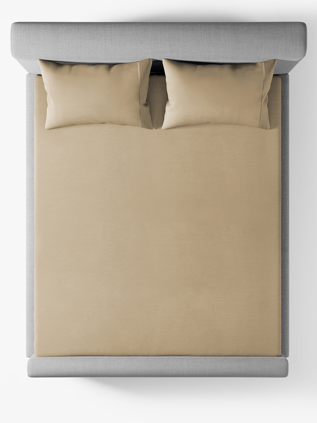 PRISTINE-TAUPE GREY KING BED SHEET SET