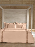 SCROLLIS-ALMOND DOUBLE DUVET COVER SET