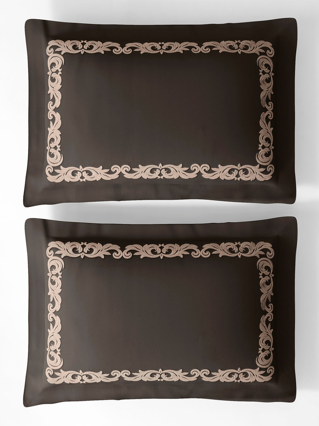 SCROLLIS-CHOCOLATE CHIP DOUBLE DUVET COVER SET