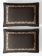 SCROLLIS-CHOCOLATE CHIP DOUBLE DUVET COVER SET