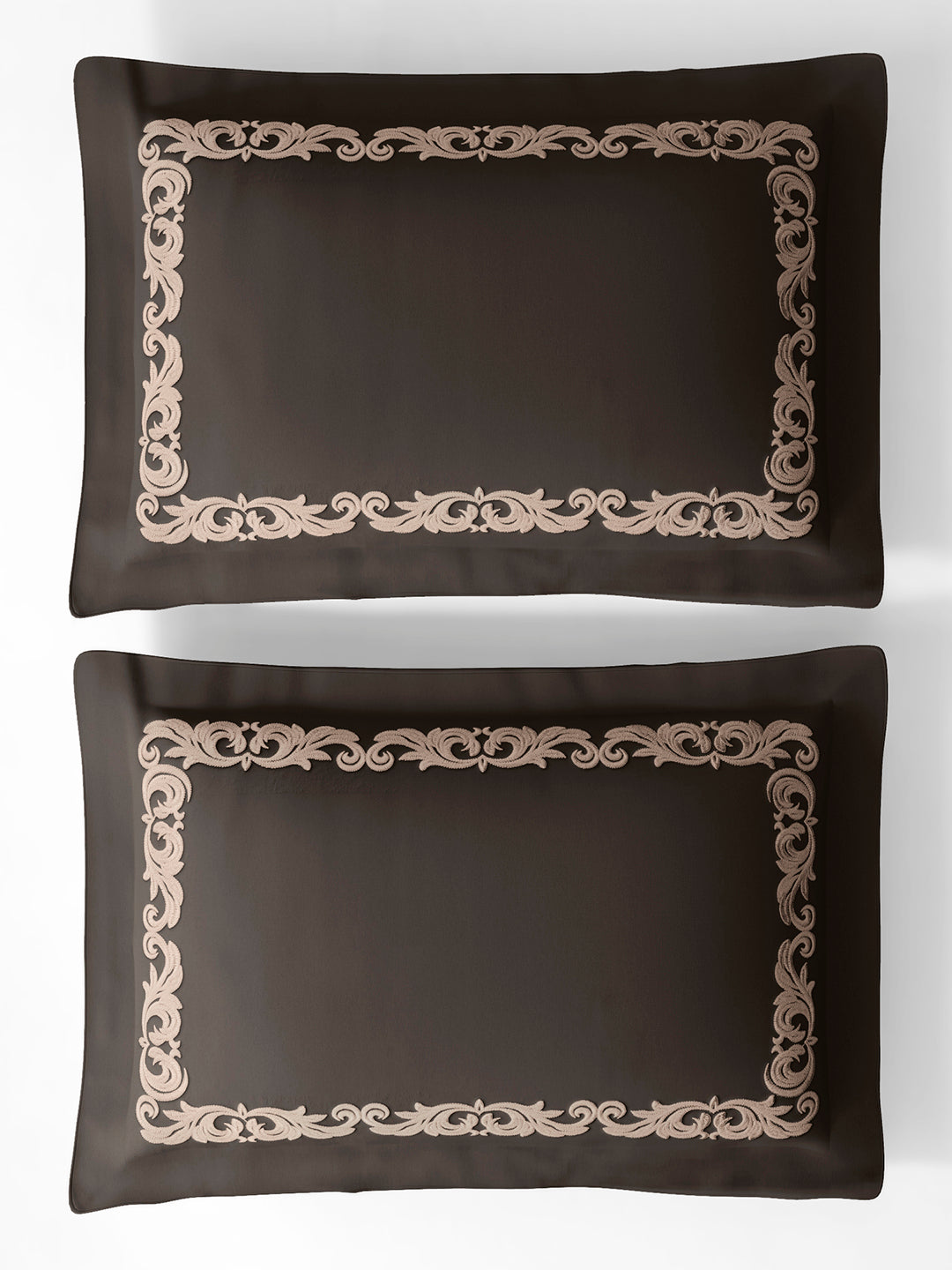 SCROLLIS-CHOCOLATE CHIP DOUBLE DUVET COVER SET