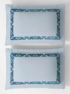 SCROLLIS-SKY DOUBLE DUVET COVER SET