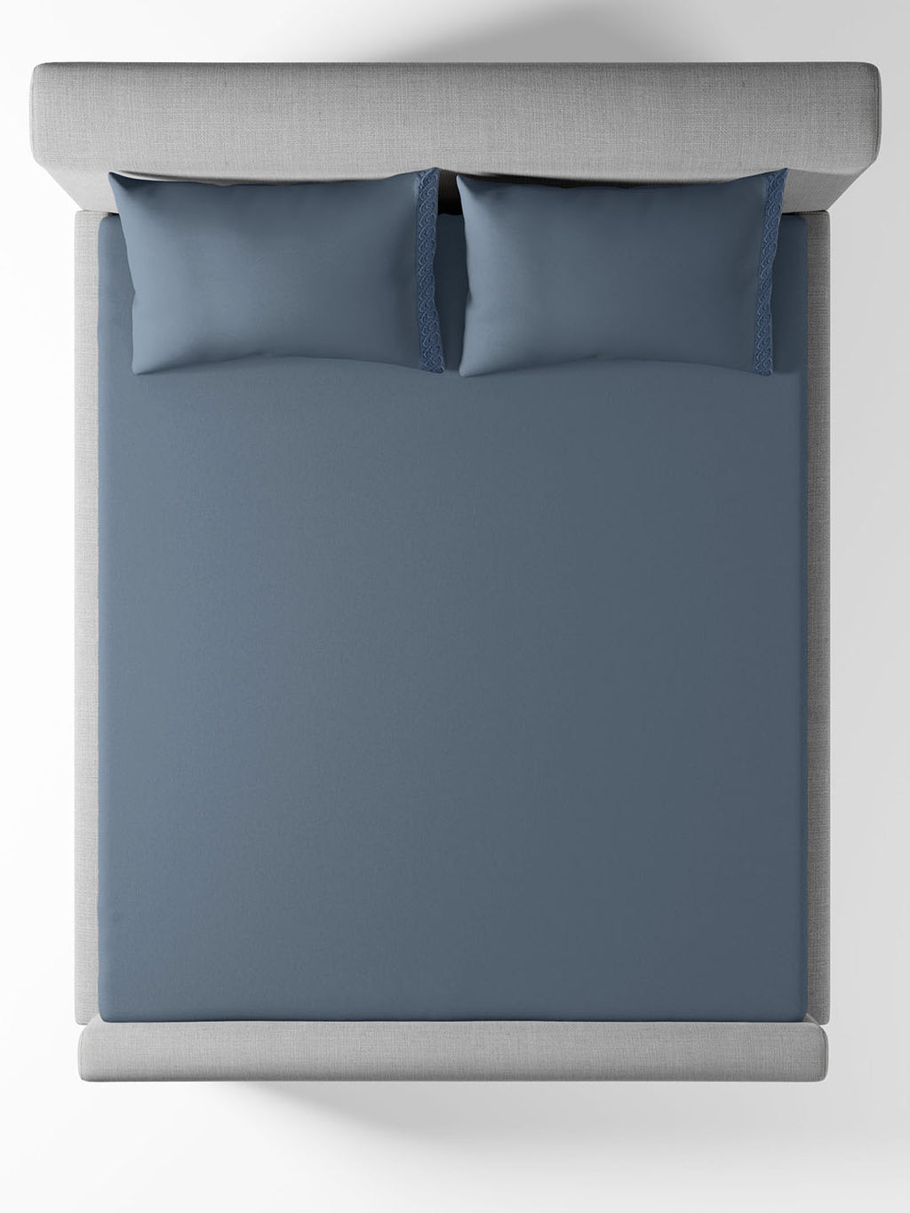 SERENO-BLUE MIRAGE KING BED SHEET SET