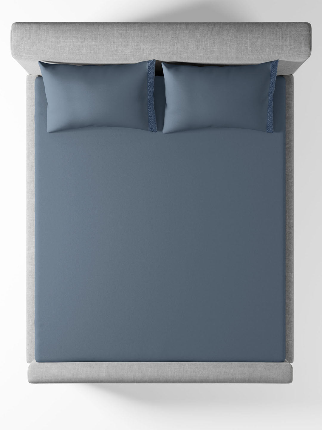 SERENO-BLUE MIRAGE KING BED SHEET SET