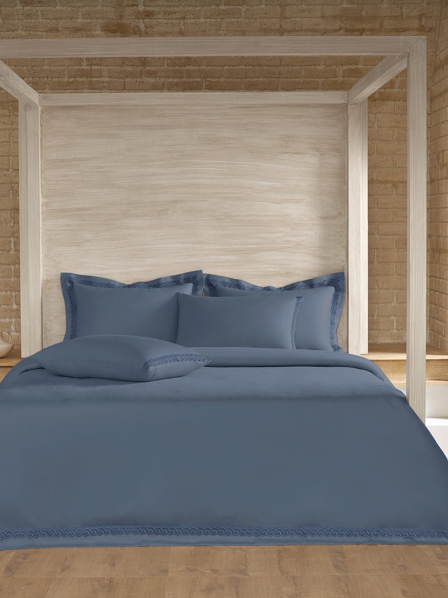 SERENO-BLUE MIRAGE DOUBLE DUVET COVER SET