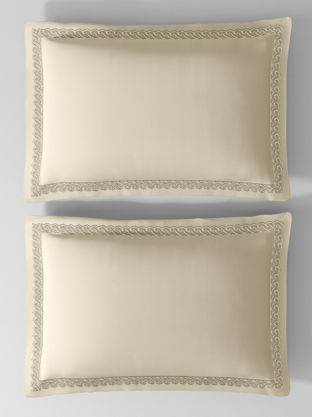 SERENO-CLOUD CREAM DOUBLE DUVET COVER SET