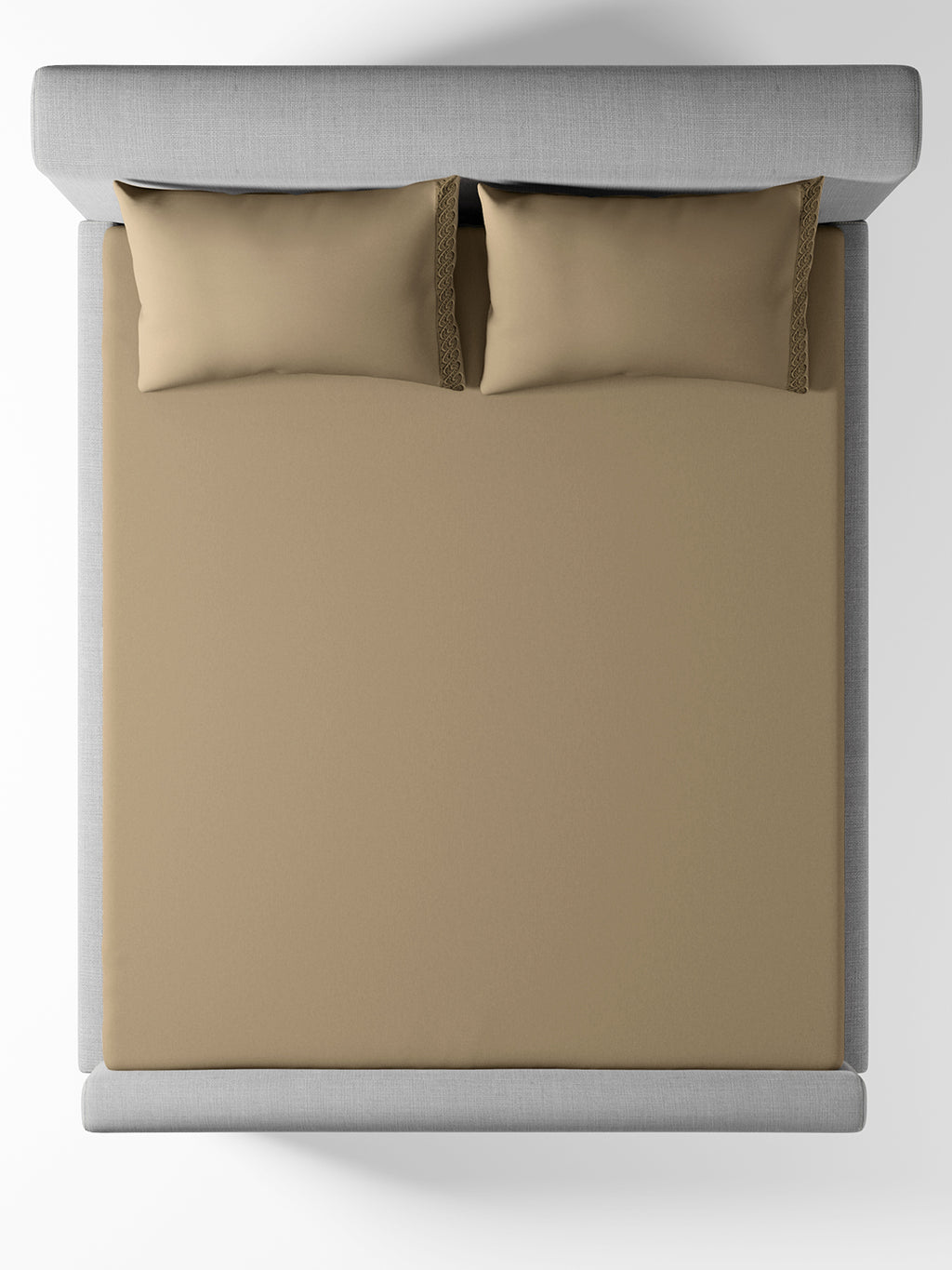 SERENO-TAUPE GREY KING BED SHEET SET