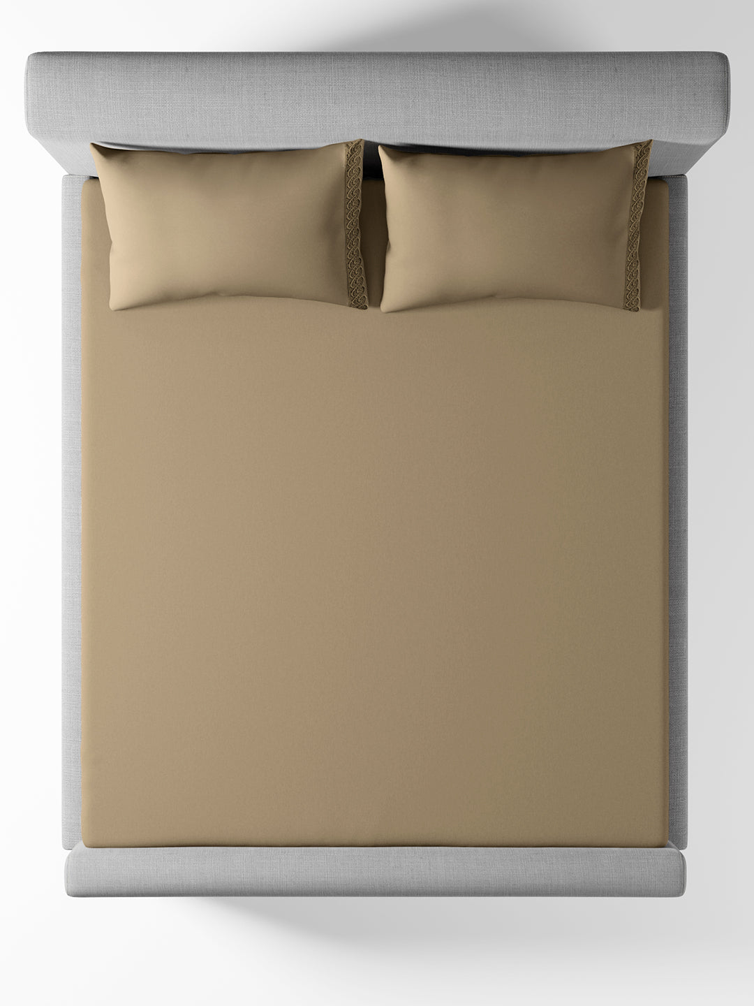 SERENO-TAUPE GREY KING BED SHEET SET